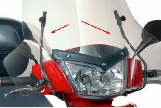 Givi Motorcycle Windshield & Windscreen Installation Kit for Kymco People S50/125/200 2005-2011 A137A