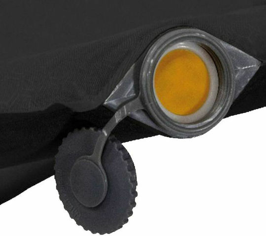 High Peak Kodiak L Αυτοφούσκωτο Μονό Υπόστρωμα Camping 195x60cm Πάχους 8cm Μαύρο