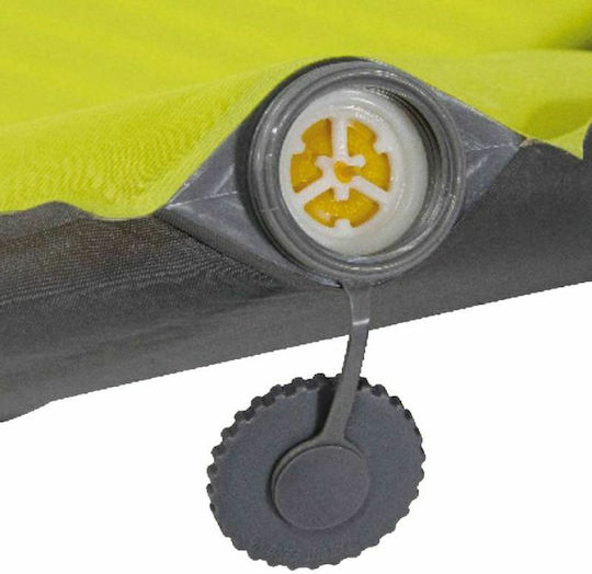 High Peak Oregon L Self-Inflating Single Camping Sleeping Mat 195x60cm Thickness 5cm in Yellow color