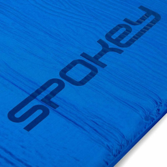 Spokey Savory Αυτοφούσκωτο Μονό Υπόστρωμα Camping 180x50cm Πάχους 2.5cm Μπλε