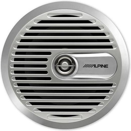 Alpine Σετ Ηχεία Σκάφους Αδιάβροχα 6.5" με 30W RMS Ασημί