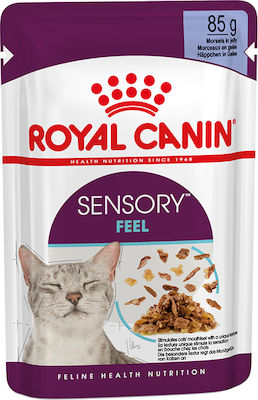 Royal Canin Sensory Feel Jelly Wet Food for Adult Cat in Pouch 85gr 2643010