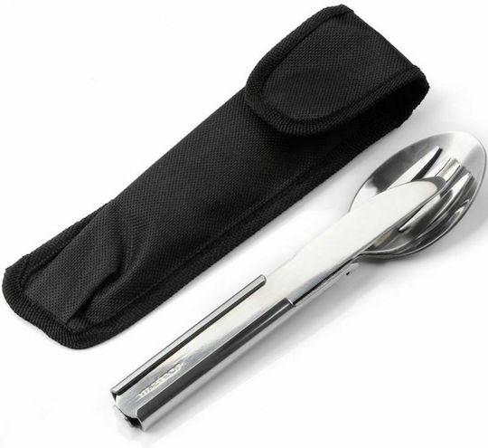 Meteor Cutlery for Camping Travel Set Knife Fork Opener