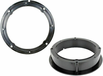 Connects2 Lautsprecher-Ring Auto Zurück 165mm Audi A2 Seat Leon / Toledo Volkswagen Käfer / Bora / Golf / Passat / Polo 2Stück