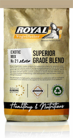 Royal Vogelfutter Royal Vogelfutter No21 Exotic Mix Futter für Paradisaea Vögel 20kg 39024