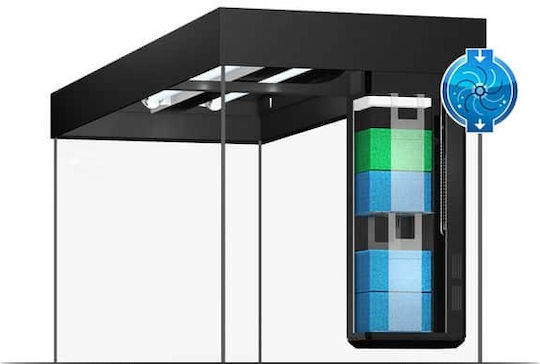 Juwel Rio 240 Fish Aquarium Capacity 240lt with Lighting, Heater, Circulator, Filter and 121x41x55cm Beige