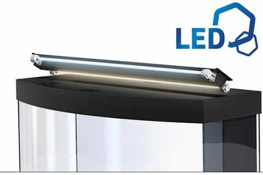 Juwel Vision 180 LED Acvariu de Pești cu Capacitate de 180lt cu Iluminare, Încălzitor, Circulator, Filtru și 92x41x55cm. Alb