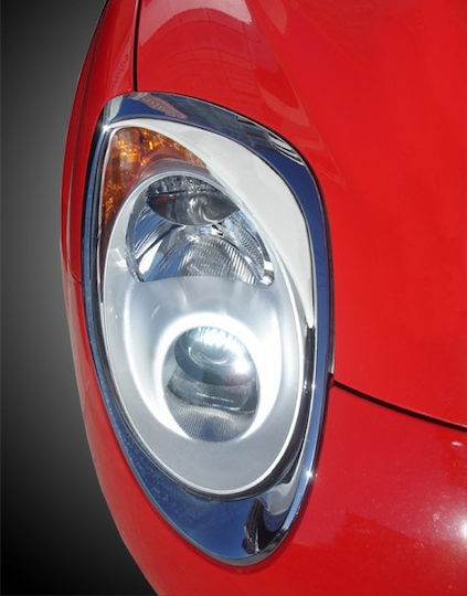 Motordrome Front Headlights Eyebrows for Alfa Romeo Mito ABS Πλαστικό