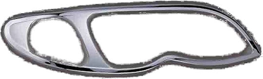 Autoline Μάσκες Φαναριών Μπροστινές για Bmw E46 '03 4D