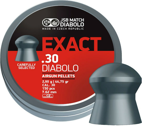 JSB Match Diabolo Exact Βλήματα 2.9g Cal.30 7.62mm