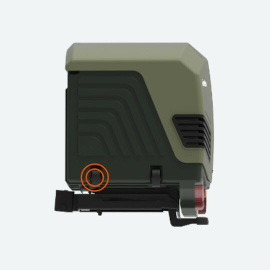 Enganches Aragon Towbox V3 Car Tow Hitch Box with Single Opening and 400lt Capacity Green