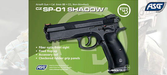 Asg Αεροβόλο Πιστόλι CO2 CZ SP-01 Shadow 6mm
