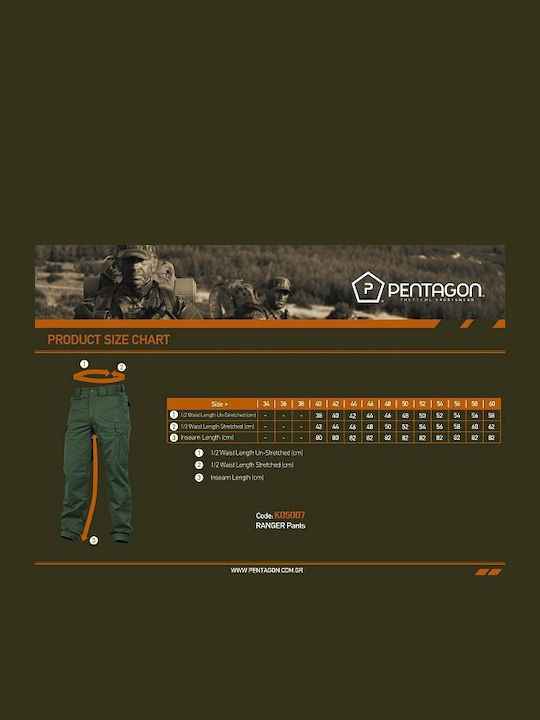 Pentagon Ranger 2.0 Military Pants Coyote in Brown Color