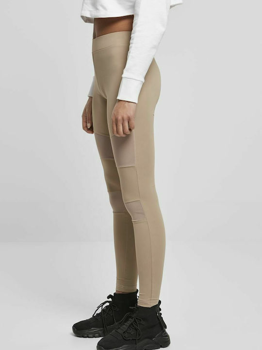 Women's Long Training Legging Soft Taupe