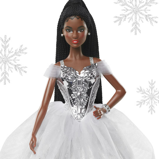 Barbie Silver Holiday 2021 Doll for 6+ years old+ Years (Various Designs/Assortments of Designs) 1pc