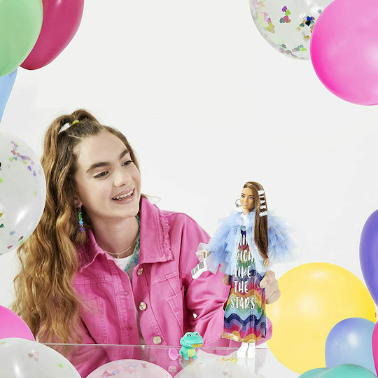 Barbie Rainbow Dress Păpușă Extra pentru 3+ ani+ Ani