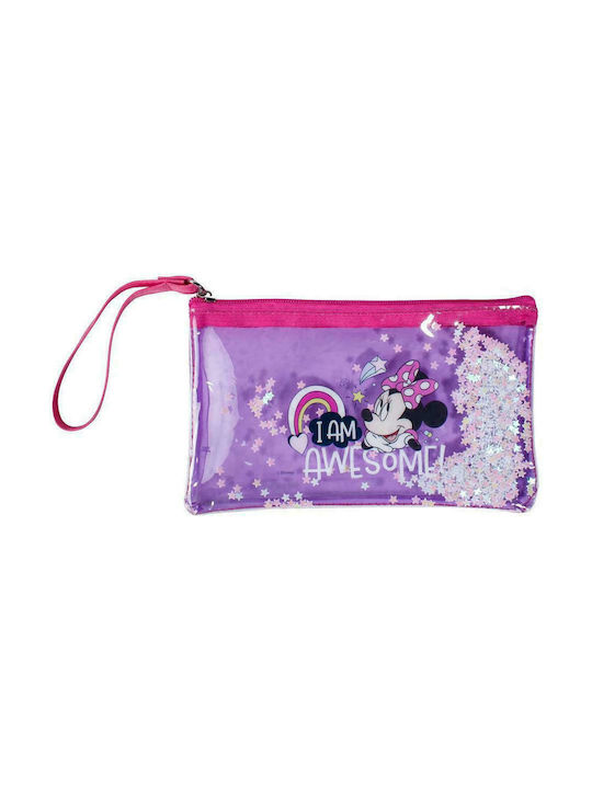 Diakakis Minnie Mouse Set de Agrafe pentru Copii cu Clip / Cravată de păr Animal în Culoarea Violet 4buc 000562937