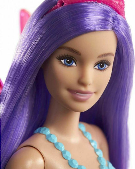 Barbie Zână Balerină Păpușă Dreamtopia Balerină de basm - Păr mov pentru 3+ ani+ Ani 29cm. (Diverse modele) 1 buc