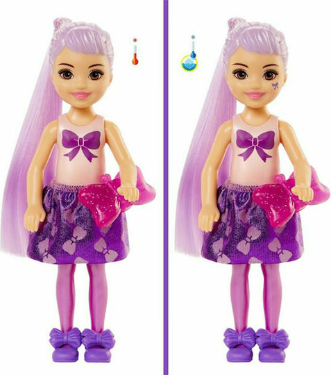 Barbie Chelsea Shimmer Series Кукла Цветно разкриване за 3+ години+ години (Различни Видове) 1 бр.