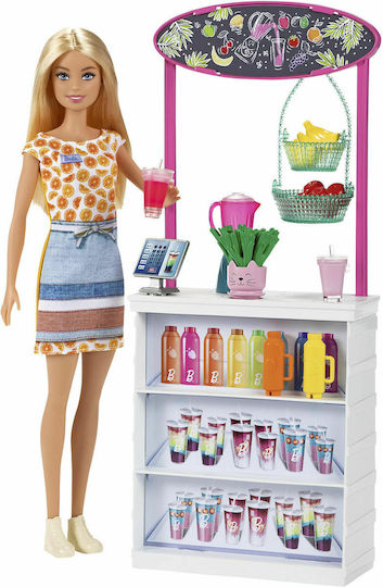Barbie Smoothie Bar Puppenset für 3+ Jahre alt+ Jahre