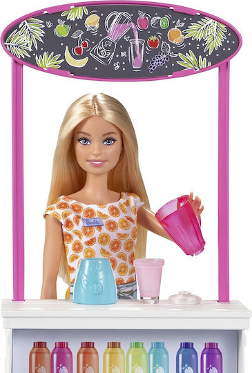 Barbie Smoothie Bar Puppenset für 3+ Jahre alt+ Jahre