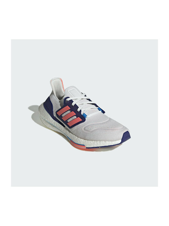 Ultraboost 22 Sport Shoes Running Crystal White / Turbo / Legacy Indigo