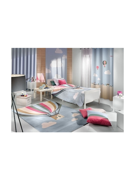 Saint Clair Παιδικό Πάπλωμα Μονό Balloons Μπλε 160x220εκ.