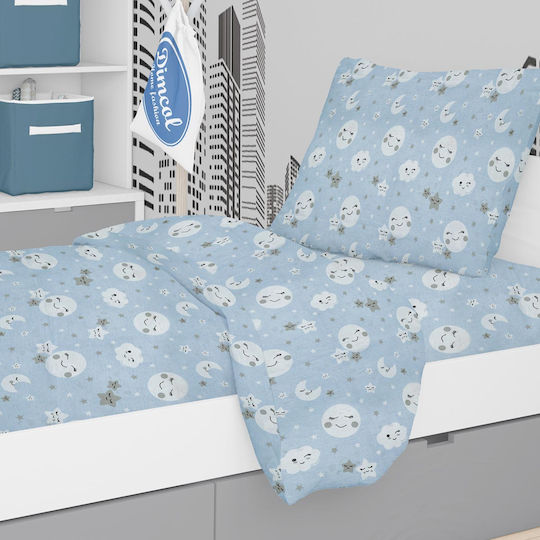 Dimcol Kids Duvet Single Smile 81 Blue 160x240cm