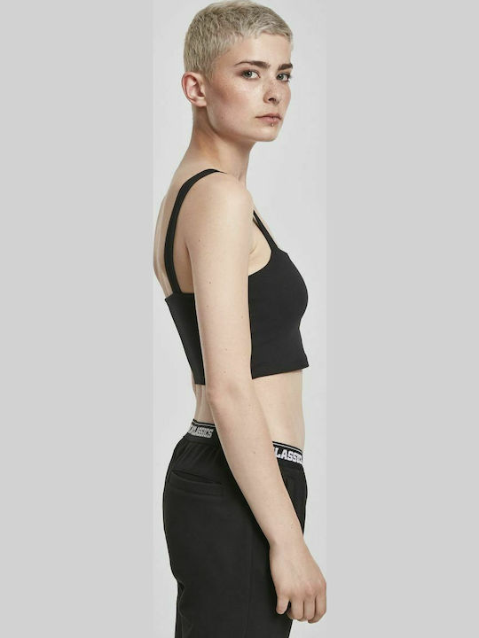 2 Pack Women's Summer Cotton Sleeveless Crop Top Black/White