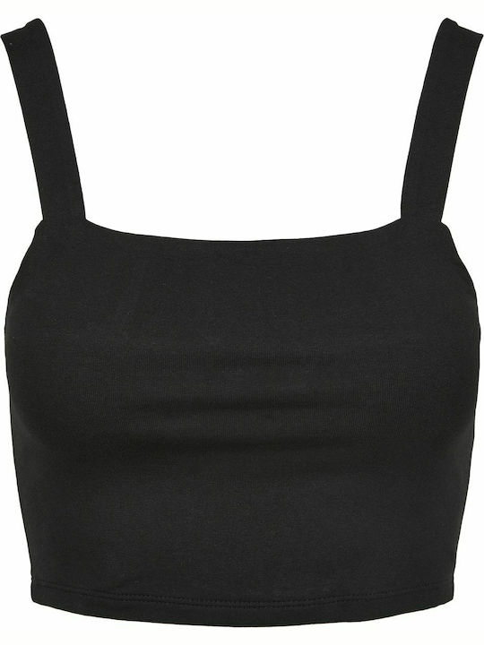 2 Pack Women's Summer Cotton Sleeveless Crop Top Black/White