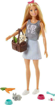 Barbie Picnic with Animals Doll for 3++ Years