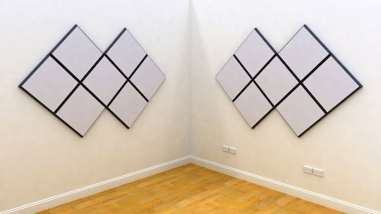 EQ Acoustics Colourpanel 60 Tile Schallabsorbierendes Paneel (6Stück) 60cm x 60cm x 50mm