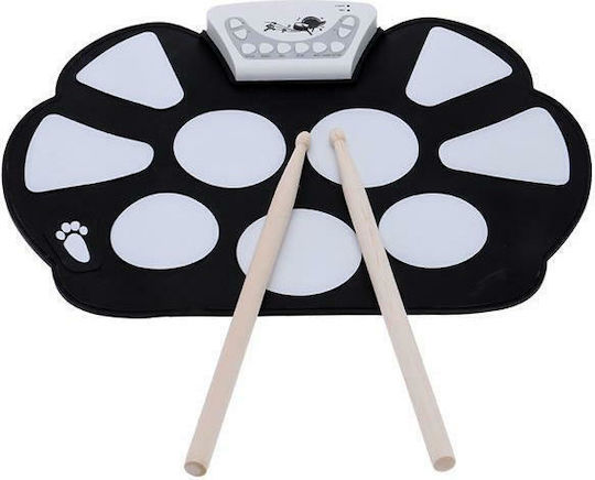 Ηλεκτρονικά Ντράμς W758 Roll UP Drum Kit σε Μαύρο Χρώμα