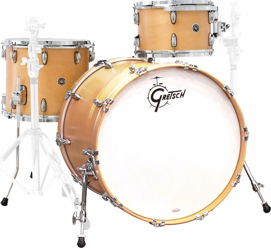 Gretsch Brooklyn Rock Short Set de tobe Natural satin