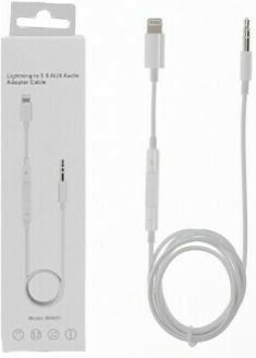 3.5mm to Lightning Cable Λευκό 1m (MH021)