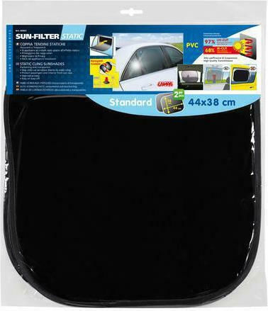Lampa Car Side Shades With Suction Cup 44x38cm 2 Pieces