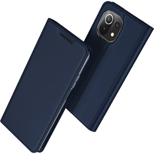 Dux Ducis Skin Pro Book Synthetic Leather Navy Blue (Xiaomi Mi 11 Lite / 11 Lite 5G / 11 Lite 5G NE)