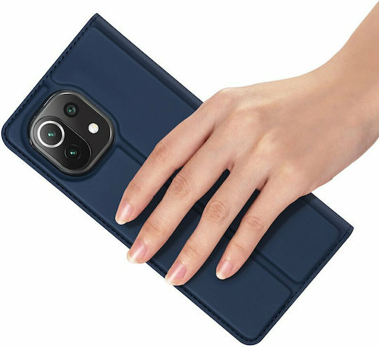Dux Ducis Skin Pro Book Synthetic Leather Navy Blue (Xiaomi Mi 11 Lite / 11 Lite 5G / 11 Lite 5G NE)