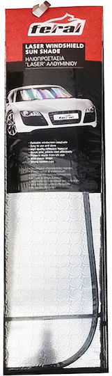 Feral Internal Car Windshield Sunshade with Suction Cup 145x60cm