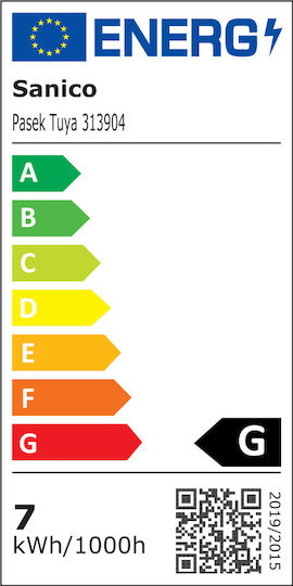 Polux LED Лента 220V RGB Светлина 2м с Захранване & WiFi Контролер