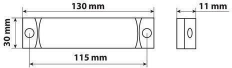 Horpol K02-LD127-RED Truck Volume Lights 1pcs 12 / 24V - Red