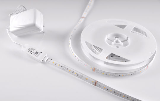 Polux Waterproof Smart LED Strip Wi-Fi 220V RGBW Light 2m with Power Supply & WiFi Controller