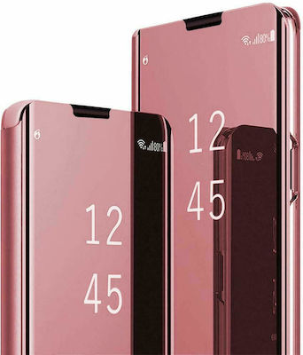 Hurtel Clear View Plastic Book Rose Gold (Galaxy A31)