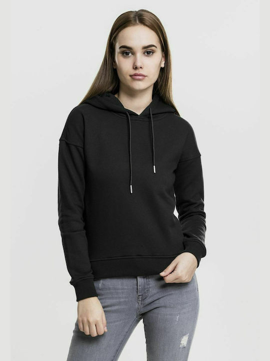 Women's Sweatshirt Hooded Black