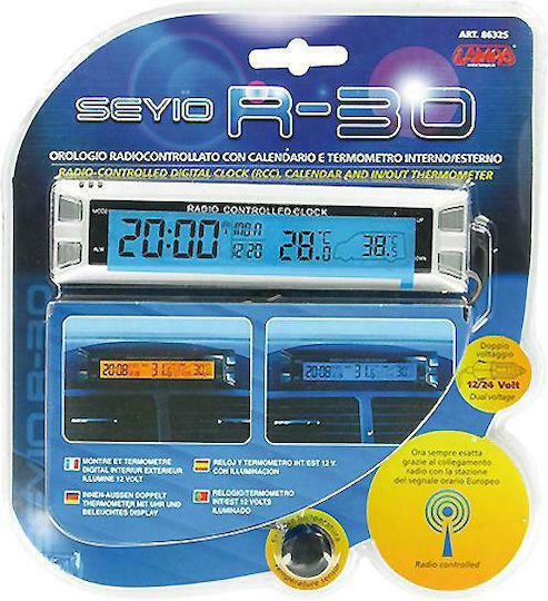 Lampa Seyio R-30 Дигитален инструмент Часовник за автомобил / Календар