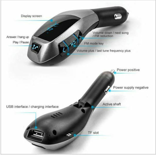 Factory FM Transmitter Αυτοκινήτου με Bluetooth / MicroSD