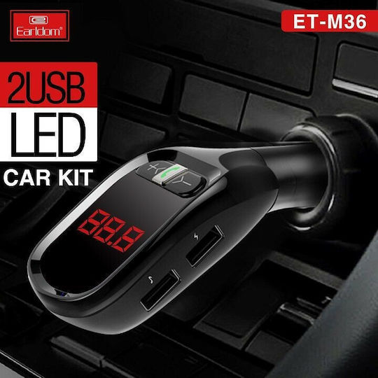 Earldom FM Transmitter Αυτοκινήτου με Bluetooth