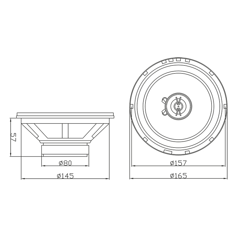 Blow Σετ Ηχεία Αυτοκινήτου R-165 6.5" με 60W RMS (2 Δρόμων) | Skroutz.gr