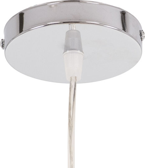 GloboStar Manila Hängelampe Beige Boho Glocke mit Fassung E27 51x51x70cm.