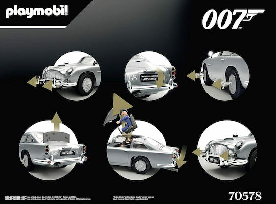 Playmobil Aston Martin James Bond: Goldfinger Edition for 5-99 years old